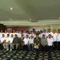 Pelantikan pengurus Perbasasi DKI Jakarta periode 2017-2021 di Hotel Century, Jakarta, Senin (30/4/2018). (Liputan6.com/Muhammad Adiyaksa)