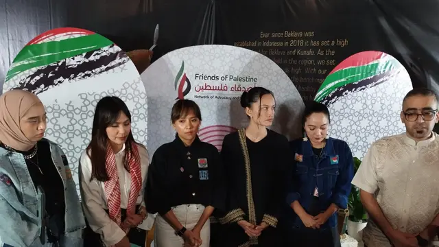 Iftar Friends of Palestine. (M Altaf auhar/ Liputan6.com)