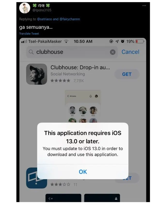 Hanya untuk iPhone, Ini 6 Curhatan Pengguna Andorid Soal Clubhouse yang Bikin Sedih