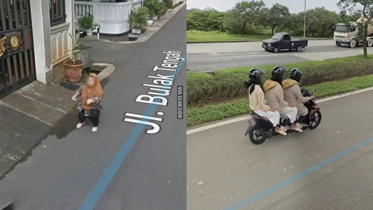 6 Foto Pengguna Jalan 'Ngebug' di Google Street View Ini Malah Bikin Bingung