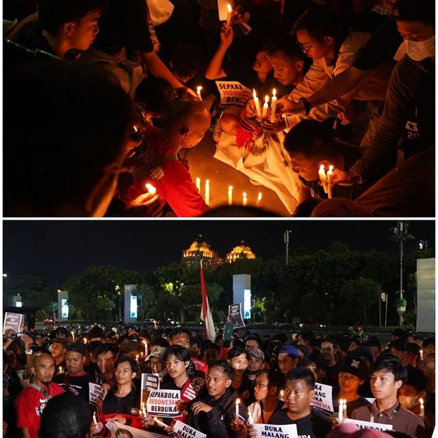 6 Aksi Solidaritas Suporter Bola Indonesia untuk Kanjuruhan, Gelar Doa Bersama