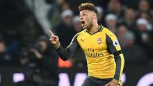 Gelandang Arsenal asal Inggris, Alex-Oxlade Chamberlain. (AFP/Justin Tallis)