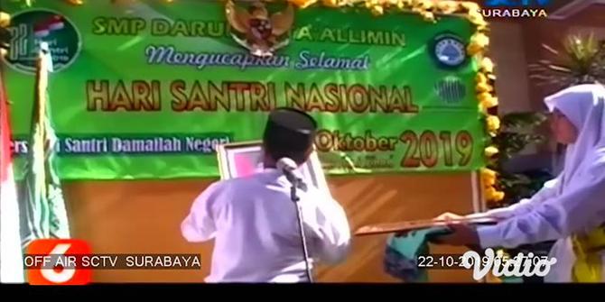 VIDEO: Melihat Ritual Saat Hari Santri Nasional di Sidoarjo