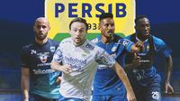 Persib Bandung - Mohammed Rashid, Marc Klok, Wander Luiz, Geoffrey Castillion (Bola.com/Adreanus Titus)
