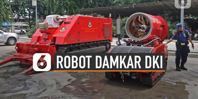 VIDEO: Kecanggihan Robot Dok-Ing MVF-U3 Milik Damkar DKI Seharga Rp 32 M