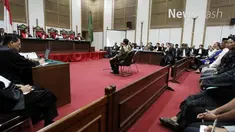  Nurkholis Majid, kamerawan dari Diskominfo DKI menjadi saksi fakta pada sidang ketujuh kasus dugaan penistaan agama yang menjerat Basuki Tjahaja Purnama atau Ahok.