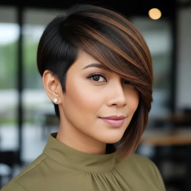 Gaya Rambut yang Bikin Wajah Terlihat Lebih Tirus dan Manis (Image by Gemini AI)
