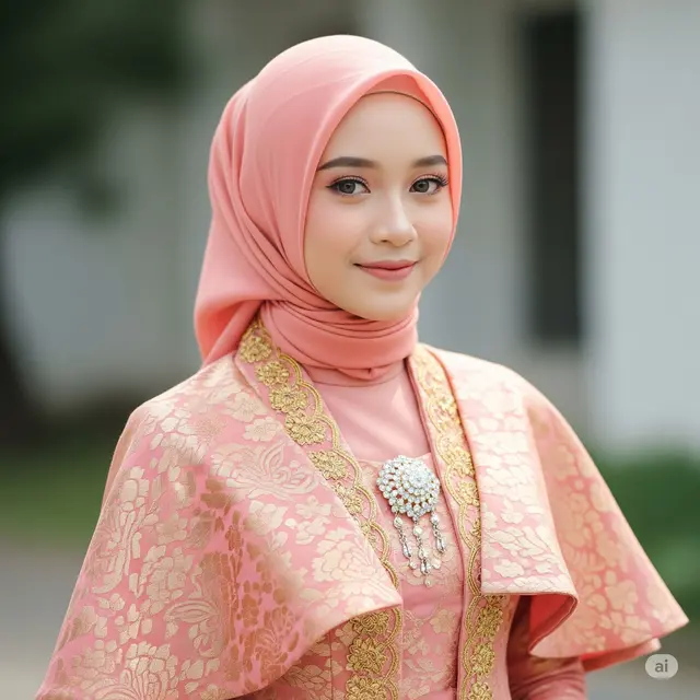 Kebaya dengan Cape