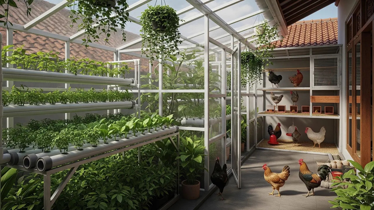 4 Desain Kandang Ayam Permaculture Modern, Efisien dan Ramah Lingkungan