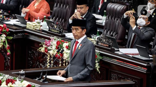 Suasana Pembukaan Masa Persidangan DPR 2022-2023