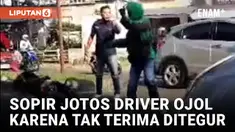 Ugal-ugalan dan Tak Terima Ditegur, Sopir Towing Pukul Driver Ojol di Bintaro Tangsel
