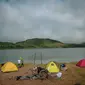 Camping di Danau Talang, Kabupaten Solok. (Liputan6.com/ Novia Harlina)