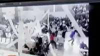 VIDEO: Detik-Detik Ambruknya Plafon Bandara Supadio Pontianak