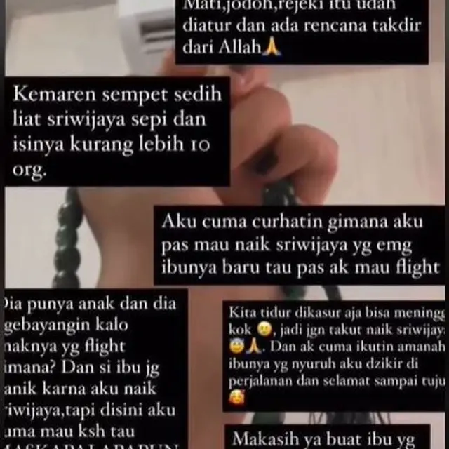 Warganet Bagikan Pengalaman Naik Pesawat Sriwijaya Air Pasca Kecelakaan
