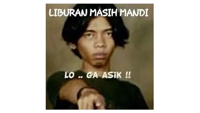 10 Meme Kocak saat Libur Sekolah Ini Relate Banget