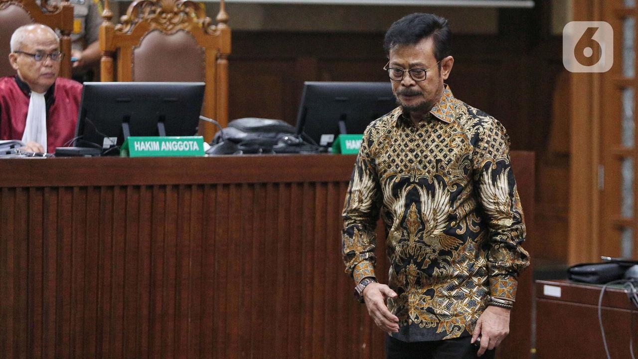 Mantan Mentan Syahrul Yasin Limpo Jalani Sidang Dakwaan Dugaan Korupsi
