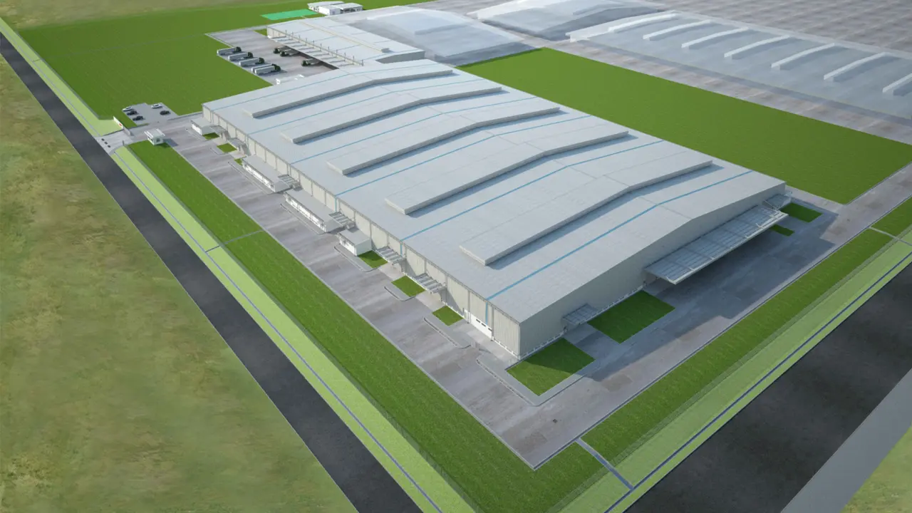 Proyeksi pabrik AC Sharp Indonesia setelah selesai dibangun (Dok Sharp Indonesia)