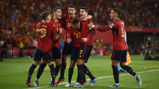 Foto: Momen Spanyol Beri Kekalahan Perdana untuk Skotlandia di Kualifikasi Euro 2024