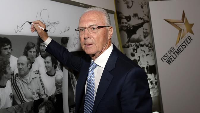 Franz Beckenbauer tersandung kasus korupsi. (THORSTEN WAGNER / DPA / AFP)