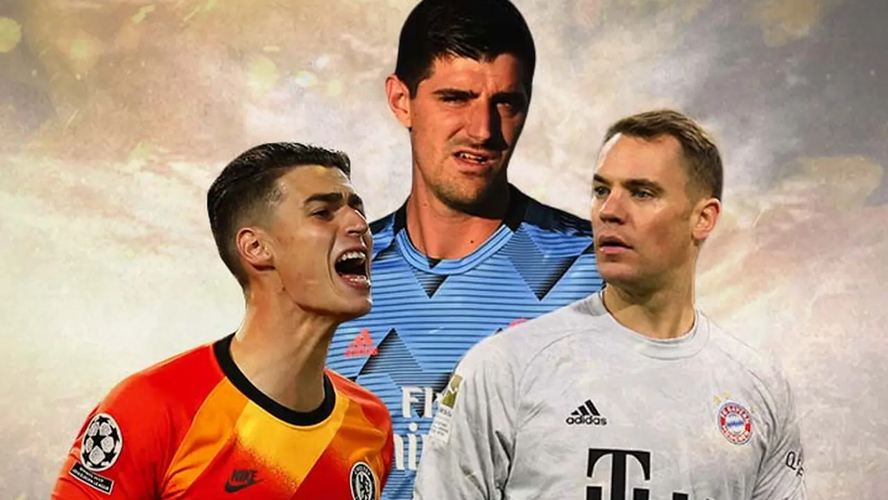 Ilustrasi - Kepa Arrizabalaga, Thibaut Courtois, Manuel Neuer