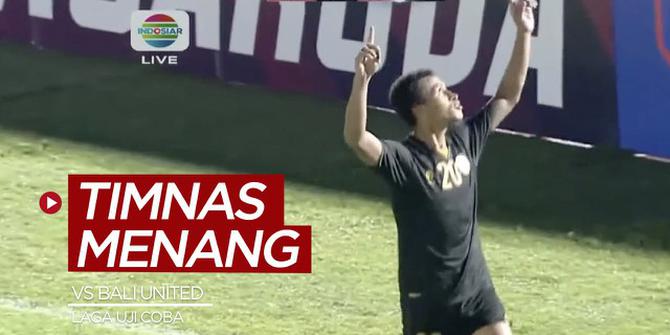 VIDEO: Highlights Kemenangan Timnas Indonesia atas Bali United 3-1, Sebuah Assist Cantik Tercipta