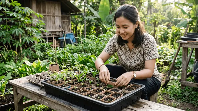 Cara Memanfaatkan Kardus Bekas Sebagai Media Semai Sayuran
