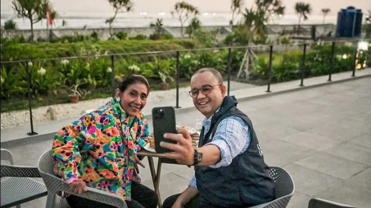 Bakal Calon Presiden (Capres) dari Koalisi Indonesia Perubahan untuk Persatuan (KPP), Anies Baswedan bertemu Eks Menteri Kelautan dan Perikanan Susi Pudjiastuti.