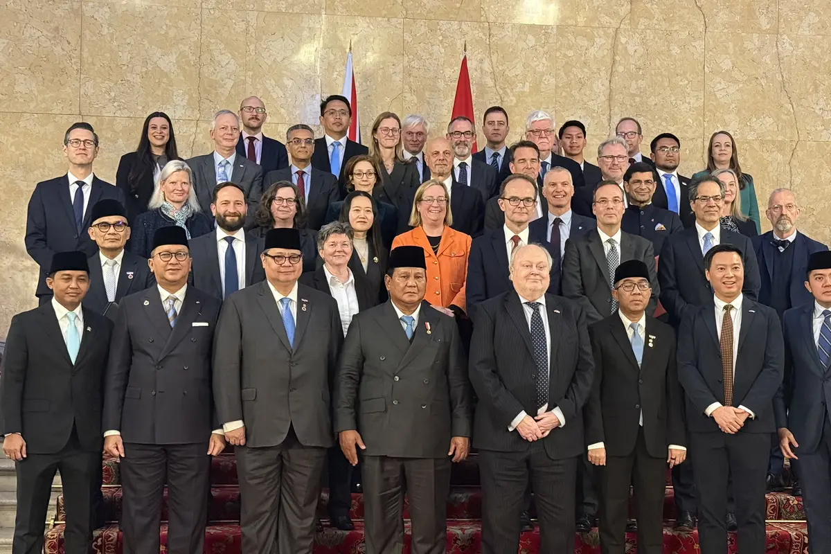 Presiden Prabowo Subianto melakukan pertemuan dengan perwakilan sejumlah universitas termuka Inggris di Lancaster House, London, Selasa (20/1/2026).