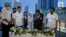 Gubernur DKI Jakarta Anies Baswedan meresmikan Halte TransJakarta Bundaran HI, Jakarta, Sabtu (15/10/2022). Agenda peresmian itu dilakukan sehari menjelang Anies lengser dari jabatan DKI 1. (Liputan6.com/Faizal Fanani)