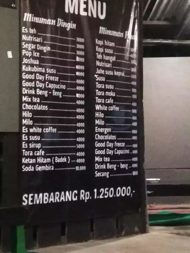 6 Tarif hingga Jutaan di Daftar Harga Ini Bikin Pembeli Kaget Seketika