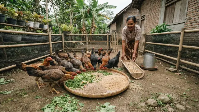 Cara Ternak Ayam Kampung di Halaman Rumah Tanpa Bangunan Permanen