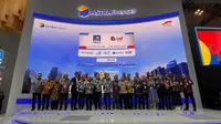 ACC-TAF menghadirkan satu main booth di Hall 7 serta tiga satellite booth yang berada di Hall Nusantara, Hall 3, dan Pre Function Hall 10. (Liputan6.com/Septian Pamungkas)