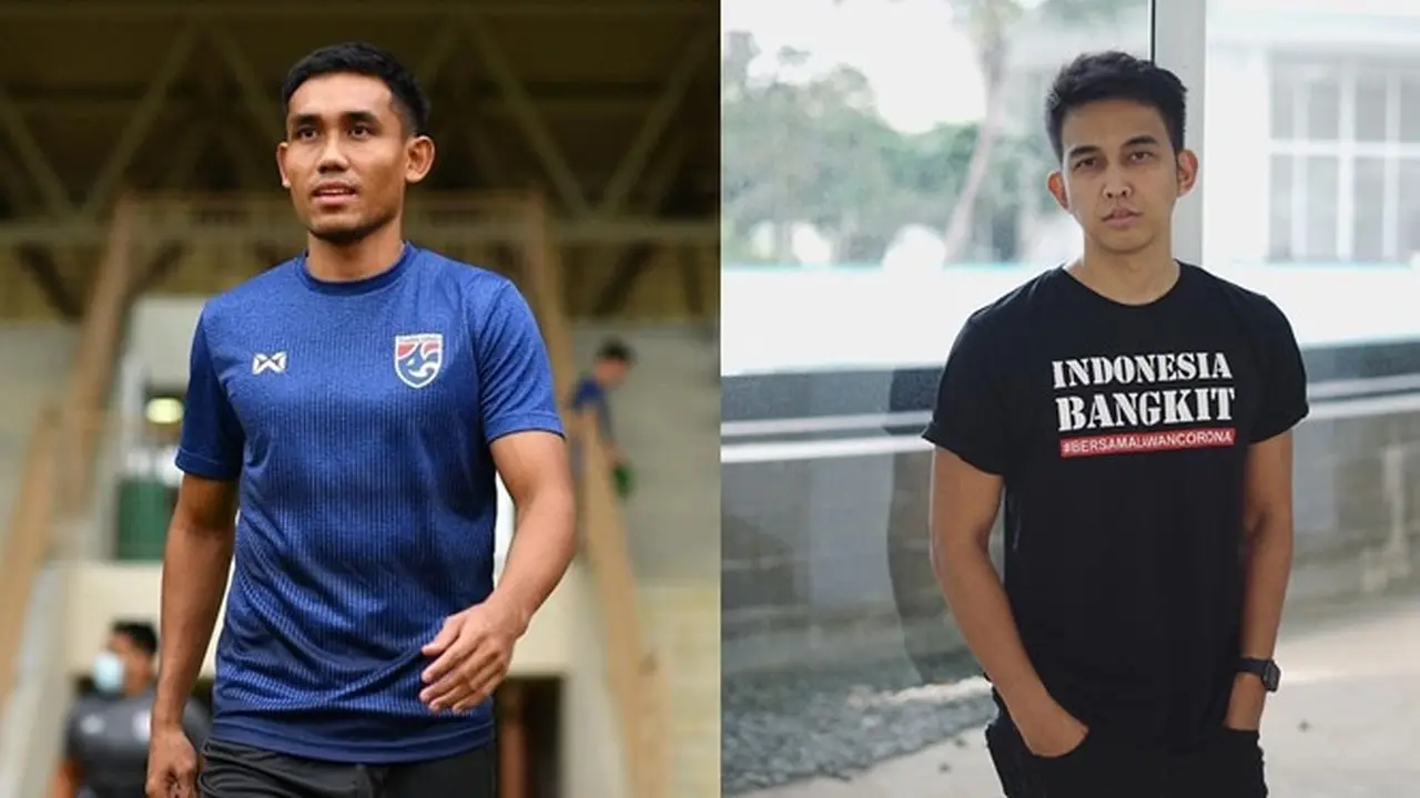 6 Potret Teerasil Dangda, Striker Thailand yang Sekilas Mirip Naga ADA Band