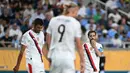 Gelandang Manchester City asal Portugal, Bernardo Silva bereaksi selama pertandingan babak 16 besar Piala Dunia Antarklub 2025 melawan Al-Hilal di stadion Camping World, Orlando, Amerika Serikat pada 30 Juni 2025 waktu setempat atau Selasa (1/7/2025) pagi WIB. (PATRICIA DE MELO MOREIRA/AFP)