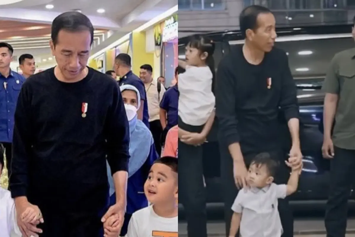 Potret Jokowi Ajak Anak Kahiyang Ayu Libur Lebaran