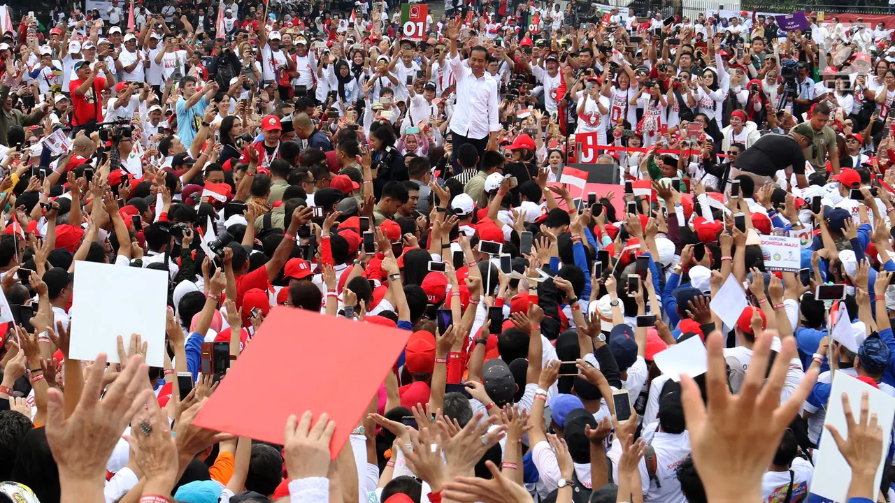 Jokowi Hadiri Deklarasi Jabar Ngahiji di Bandung