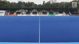 Penampakan salah satu venue untuk gelaran Asian Games 2018 di kawasan GBK, Jakarta, Selasa (7/8). Kendati sejumlah venue sudah siap, masih banyak alat berat yang belum dikeluarkan dari area tersebut. (Liputan6.com/Immanuel Antonius)