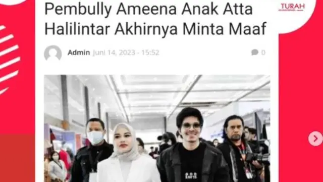 Penghina Anak Atta Halilintar Akhirnya Minta Maaf, Sempat Menantang Tak Takut Dilaporkan