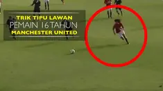 Video trik menipu lawan dari pemain 16 tahun Manchester United, Tahith Chong.