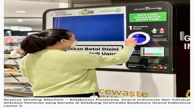 Reverse Vending Machine (RVM) dari entitas usaha PT Inocyle Technology Group Tbk (INOV) (Dok: INOV)