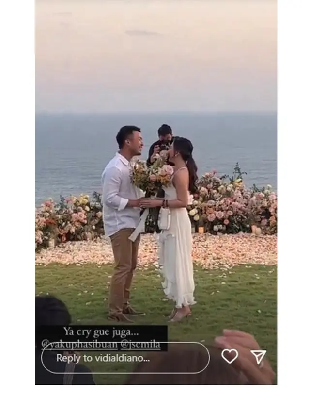 8 Momen Jessica Mila saat Dilamar Yakup Hasibuan, Romantis Banget