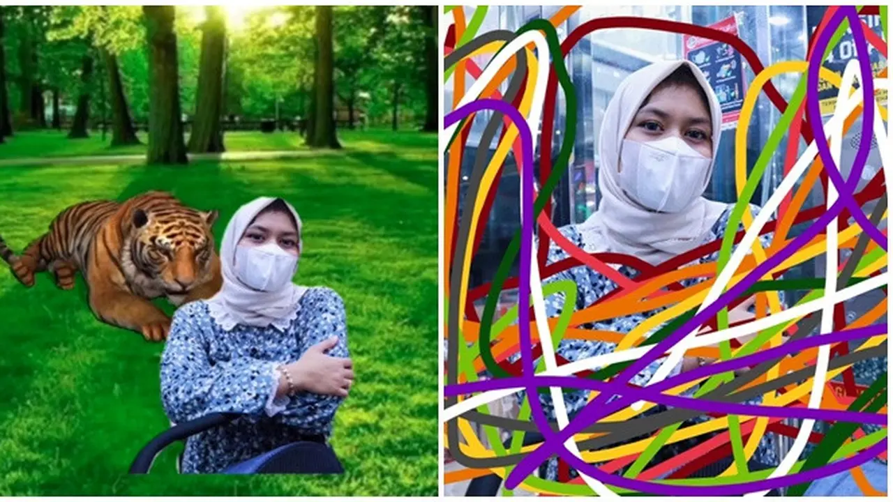 Wanita Ini Minta Fotonya Diedit Lebih Meriah Saat Ultah 6 Hasilnya