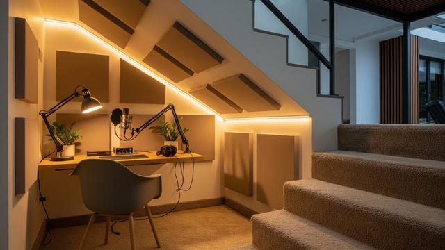 Ruang Bawah Tangga yang Cozy