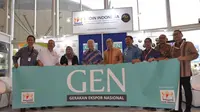 Kadin Indonesia meluncurkan Gerakan Ekspor Nasional (GEN) di gelaran Trade Expo Indonesia (TEI) di ICE, BSD, Tangerang, Kamis (25/10/2018). Dok Kadin