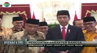 Tandatangani Perpres penguatan pendidikan karakter, Jokowi: Full Day School hanya sebagai pilihan saja.