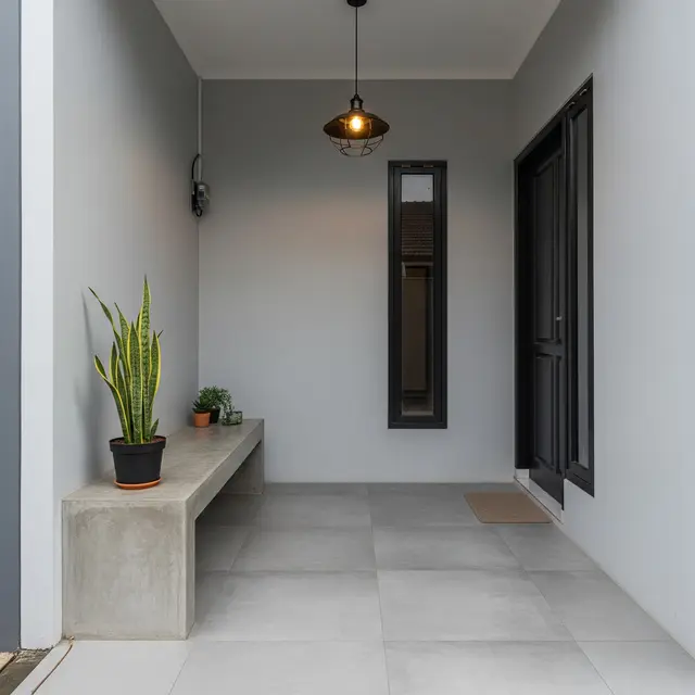 9 Desain Teras Mungil dengan Keramik Murah tapi Mewah, Elegan Tanpa Menguras Kantong