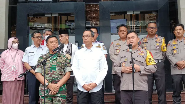 Heru Budi Hartono usai rapat koordinasi pengamanan malam tahun baru 2023