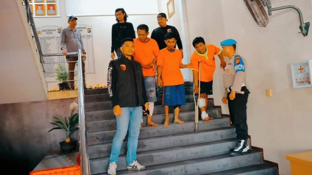 Pelaku perampokan terhadap pengusaha perempuan di Pekanbaru yang ditembak oleh polisi.