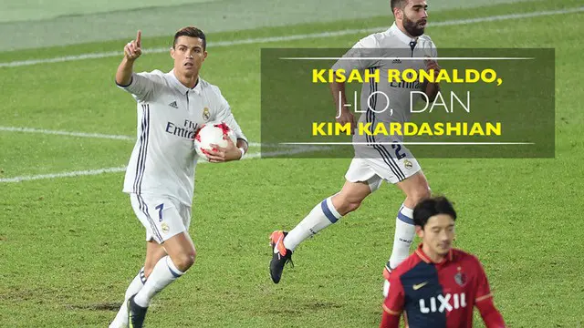 Video sebuah kisah yang menghubungkan bintang Real Madrid, Cristiano Ronaldo, dengan J-Lo (Jennifer Lopez), dan Kim Kardashian.