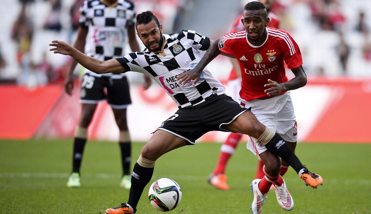 Musim lalu Anderson Talisca berhasil menjaringkan 17 gol dari 33 penampilan bersama Besiktas di Liga Turki. (AFP/Patricia De Melo Moreira)